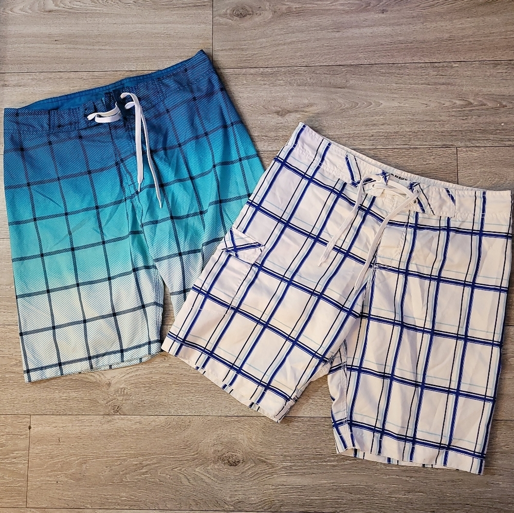 2 Pair Swimtrunks